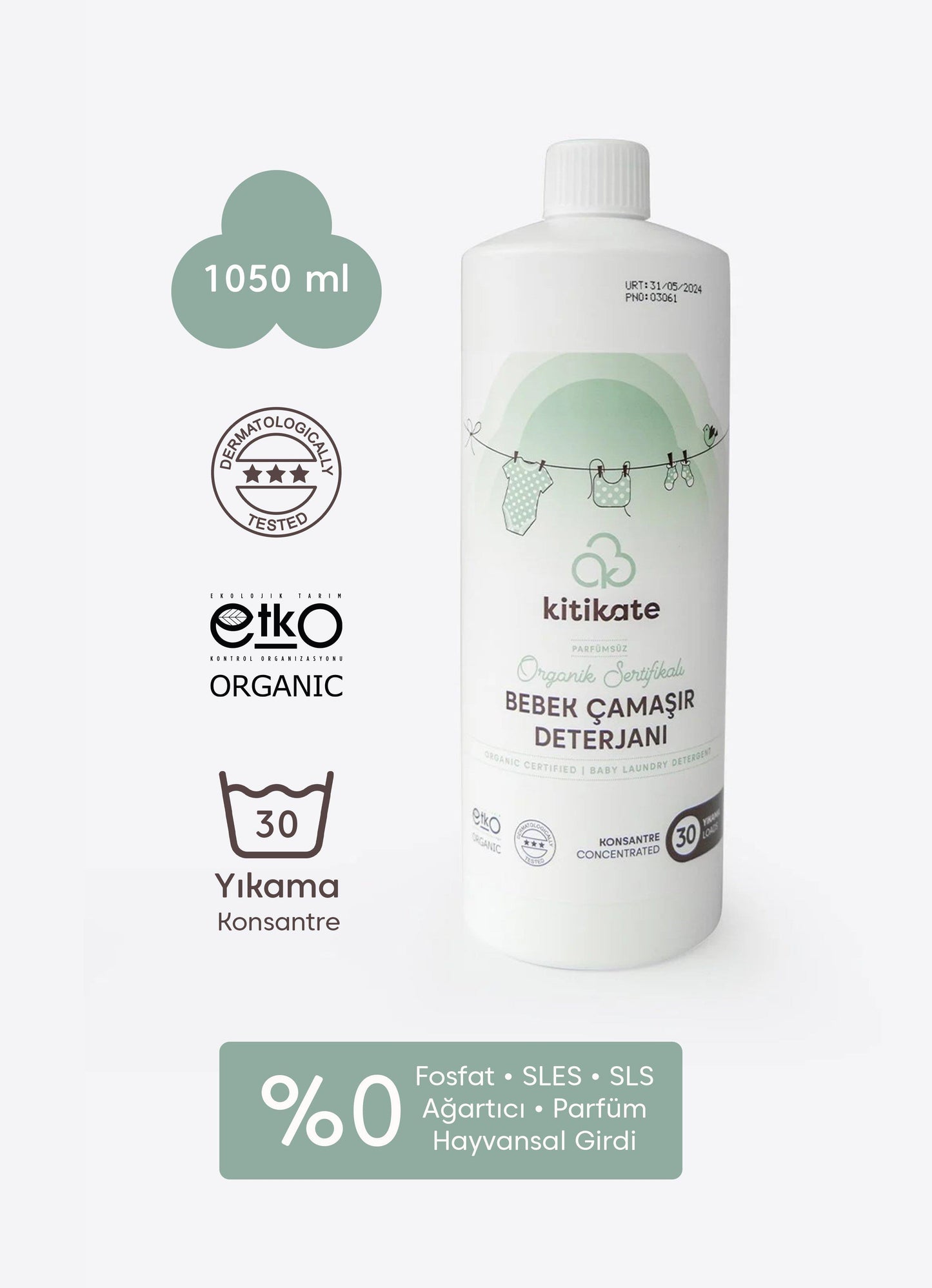 Økologisk babyvaskemiddel-1000ml