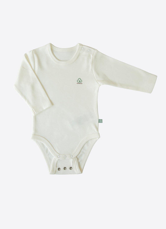 Organic New Basic Extending Long Sleeve Bodysuit - EKRU