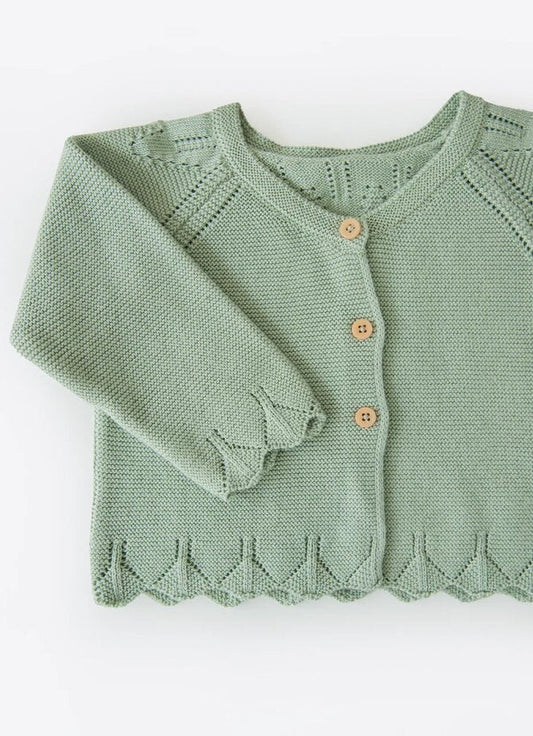 Organic Tina strikket cardigan